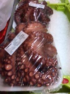 Whole octopus for sale